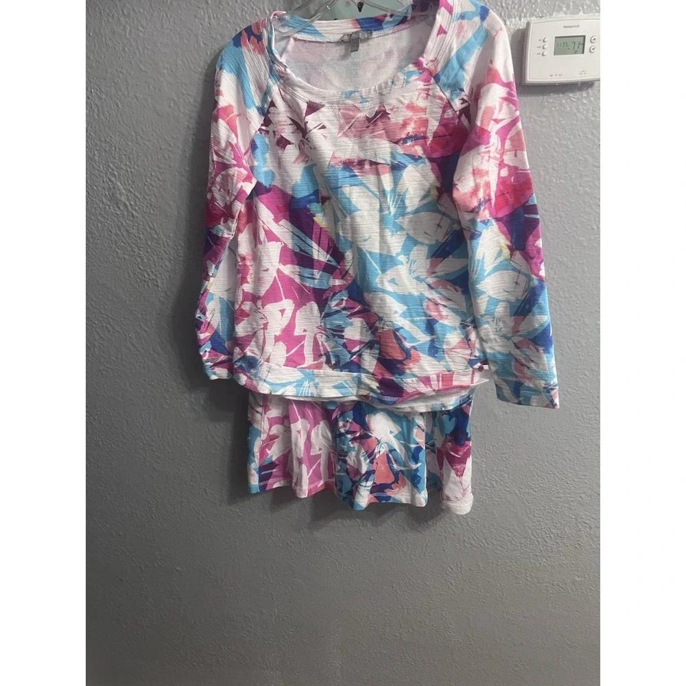 T By Talbots Set Skorts Size Size MP Sweatshirt Size Small